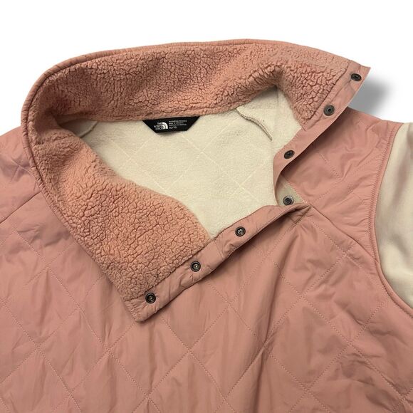 North Face Women's XL Quilted Sweatshirt - Picture 2 of 12